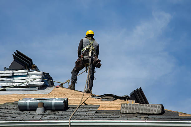 Professional Roofing technician working in Bristol, RI